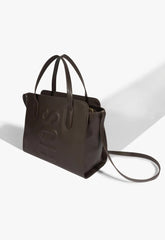 BOLSA TOTE MÉDIA TASSY MARROM S 50015 0512 0053 SCHUTZ